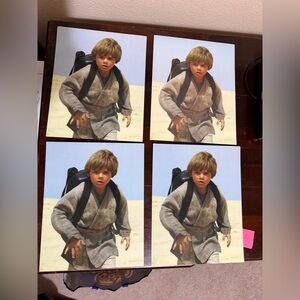 Vintage Star Wars Movie Phantom Menace Postcard Anakin Skywalker Jake Lloyd